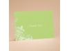 Flourishes - Spring Green - Thank You Card and Envelope