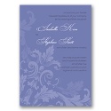 Flourishes - Purple Lilac - Invitation