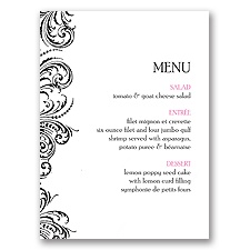 Heart Beats - Menu Card