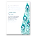 Exotic Peacock - Invitation