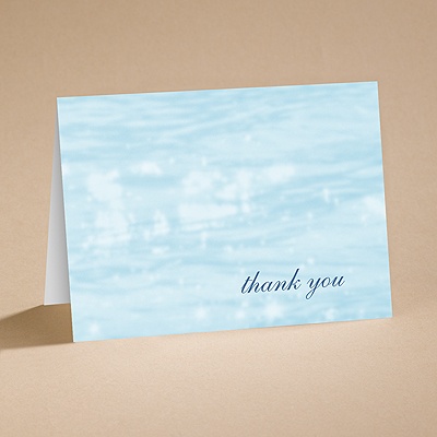 On the Water - Thank You Card with Verse and Envelope