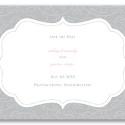 Vintage Frame - Cool Grey - Save the Date Card