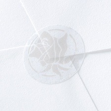 Blank Pearl Rose Wedding Seal