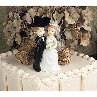 Porcelain Couple Cake Top