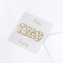 Personalized White Custom Design Seal