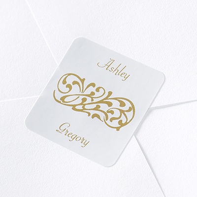 Personalized White Custom Design Seal