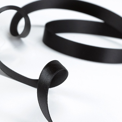 Satin Ribbon - 100 Yards - Black