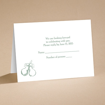 Perfect Pair - Respond Card and Envelope