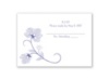 Floral Detail - Respond Card and Envelope