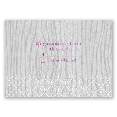 Natural Touch - Response Card and Envelope