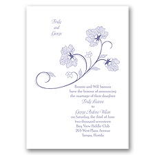 Floral Detail - Invitation