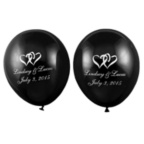 Black Balloons - Personalized