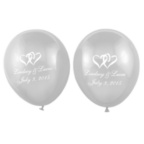 Silver Balloons - Personalized