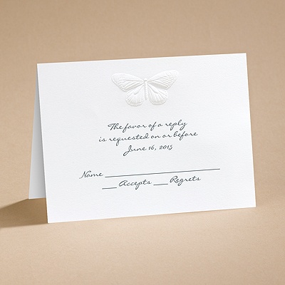 Nature's Elegance - Respond Card and Envelope