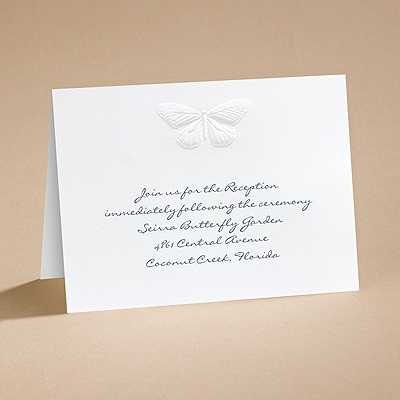 Nature's Elegance - Reception Card