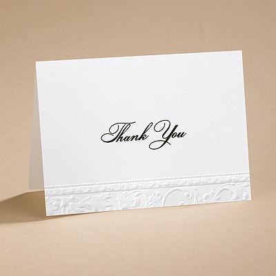 Vintage - Thank You Card and Envelope