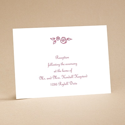 Whimsy - Reception Card