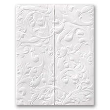 Vintage - White - Invitation