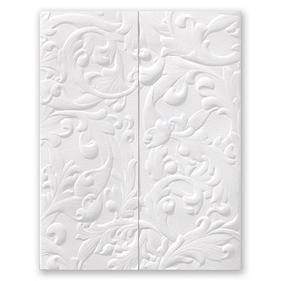 Vintage - White - Invitation