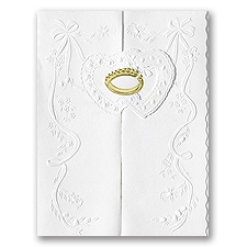 Love and Marriage - White - Invitation