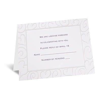 Pure Romance - Respond Card and Envelope