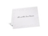With a Flourish - White Note Card and Envelope