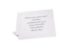 With a Flourish - White Reception Card