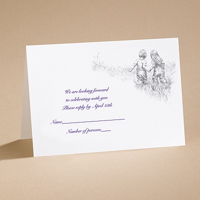 Through the Years - Respond Card and Envelope
