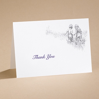 Through the Years - Thank You Card and Envelope