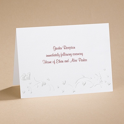Carefree - Reception Card