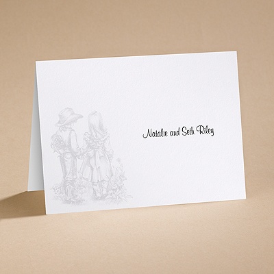 Into The Sunset - Note Card and Envelope