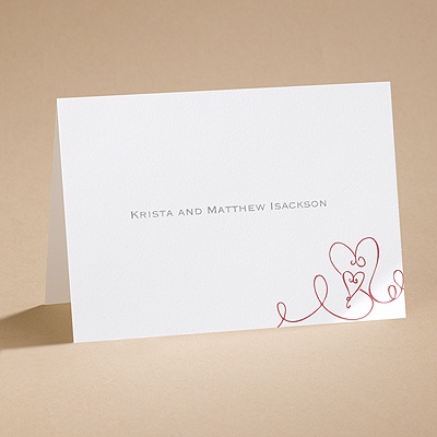 Heart To Heart - Note Card and Envelope