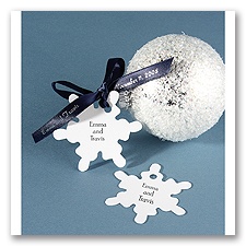 Snowflake Favor Tag