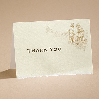 Walk Of Life -Thank You Card And Envelope