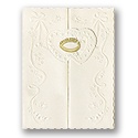 Ecru Love and Marriage - Invitation