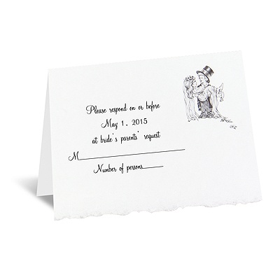 Playful Love - Respond Card and Envelope