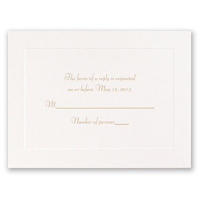 Fresh Start - Respond Card and Envelope