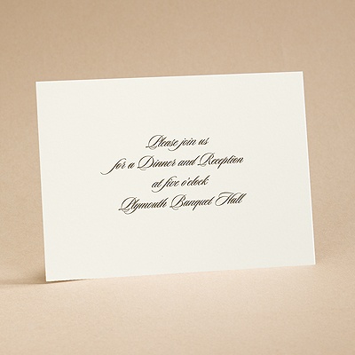 Simplicity - Reception Card