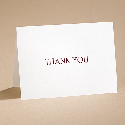 Simplicity -Thank You Card and Envelope