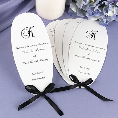 Examples Wedding Programs on Wedding Stationery    Wedding Programs    Oval Stackable Wedding