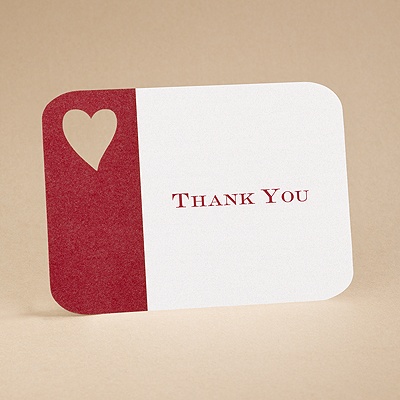 Cut Out For Each Other - Thank You Card and Envelope