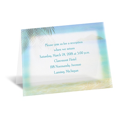 Paradise Found - Reception Card