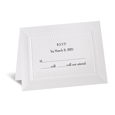 Splendid Shimmer - Respond Card and Envelope