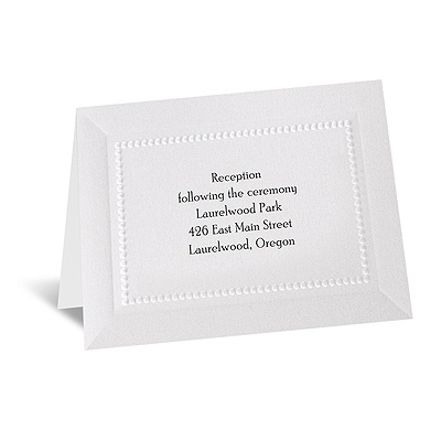 Splendid Shimmer - Reception Card