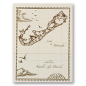 Bermuda Treasure Map - Invitation