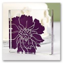 Purple Flower Cake Top