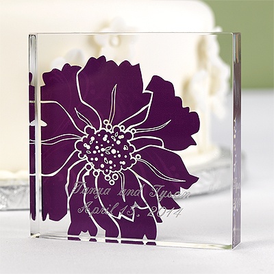 Purple Flower Cake Top