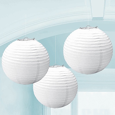 Paper Lanterns - White
