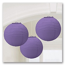 Paper Lanterns - Purple