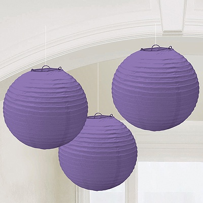 Paper Lanterns - Purple